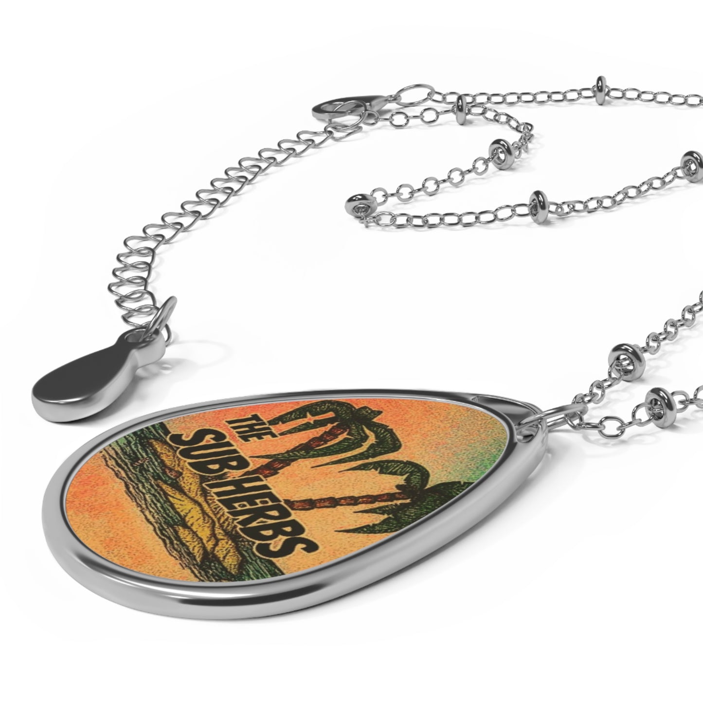 Oval Pendant Necklace